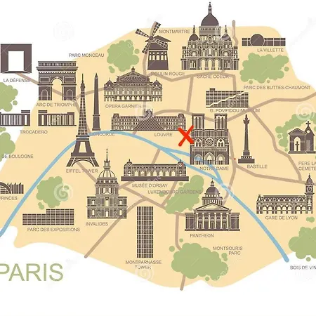 Amazing Hyper Center * Parigi